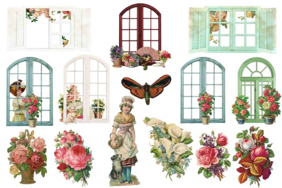 Bringing Nostalgia to Life with Vintage Garden Clipart