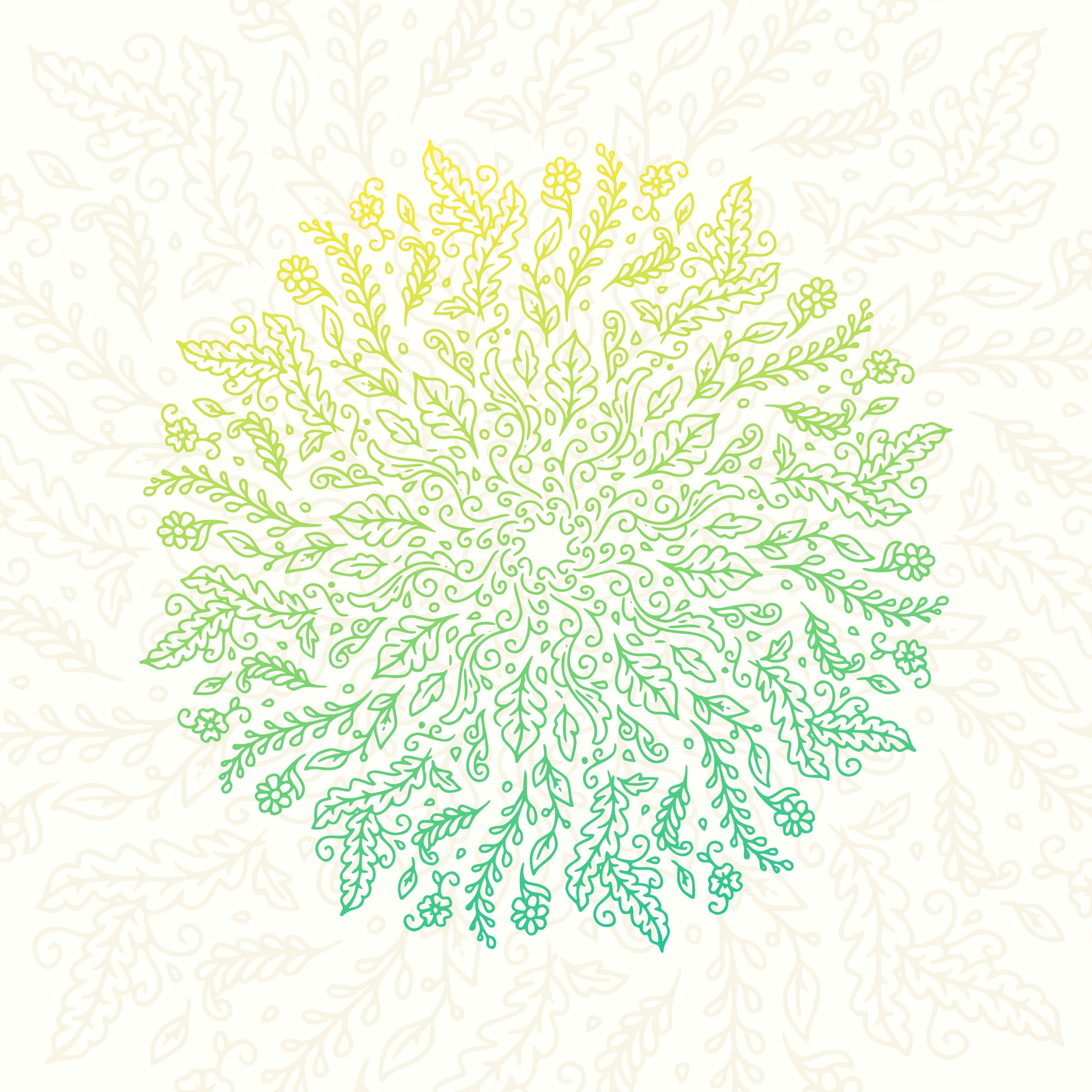 Elevating Digital Craftsmanship: The Strategic Value of the Floral Doodle Mandala in Modern Design
