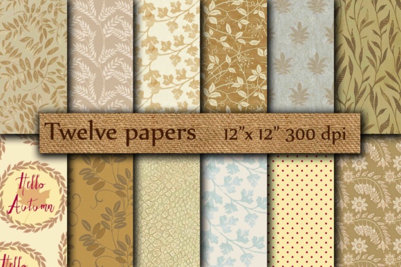 Elevating Seasonal Design with Versatile Autumn Papers and Fall Digital Backgrounds