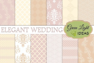 Elevating Wedding Stationery with Elegant Wedding Patterns in Champagne and Muted Rose
