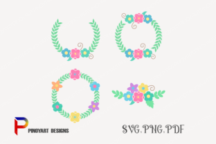 Evaluating Flower Monogram Wreath Frames for Digital Crafting