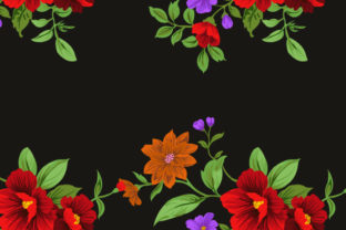 Evaluating Pattern with Flowers and Leaves for Spring Design Projects