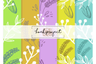 Hand-Drawn Floral Pattern Pack for Authentic Design