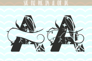 Letters and Monogram Alphabet Floral Letter A: A Versatile Design Asset