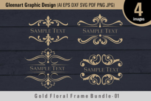 Maximizing Creative Versatility with the Gold Flower Frame Design