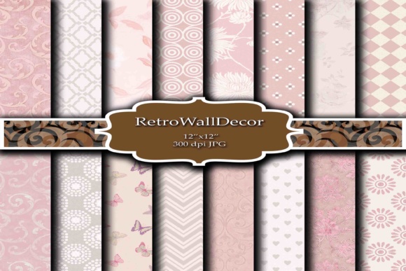 Pink Digital Paper for Creative Projects