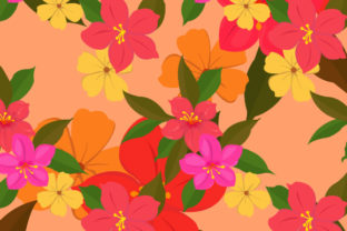 Seamless Cute Vintage Pattern in Shabby Chic Style