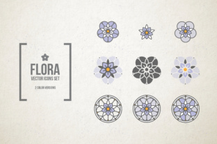 Stained Glass Flowers: Evaluating Vector Icons for Brand Identity and Digital Design