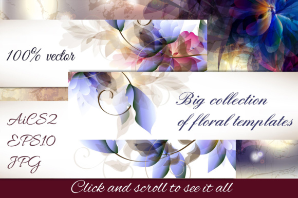 Vector Floral Templates for Design
