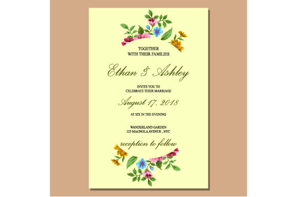 Wedding Invitation with Floral: Strategic Asset Selection for Event Branding